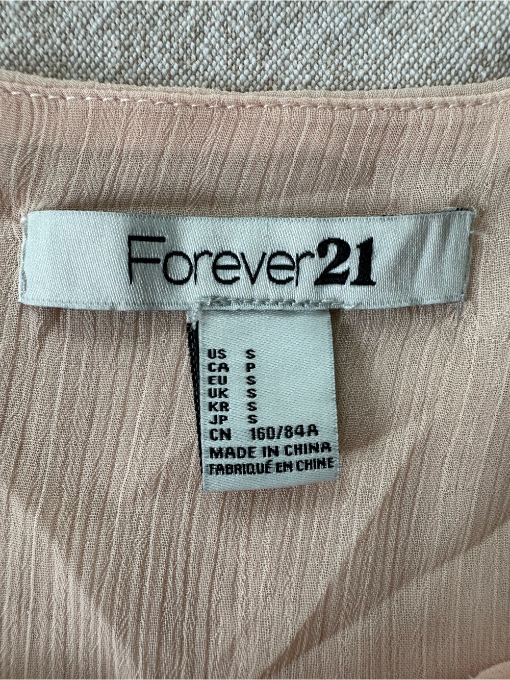 Forever 21 Blush Pink Sleeveless Fairycore Mini Dress Small - Picture 7 of 10